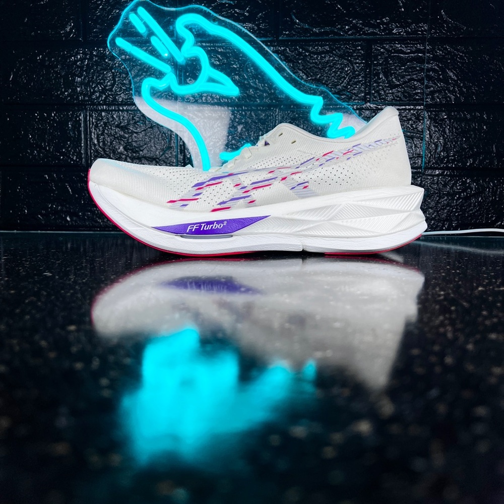 Asics Sonicblast Men’s Walking Marathon Running Plated Shoes Sneakers White - 10